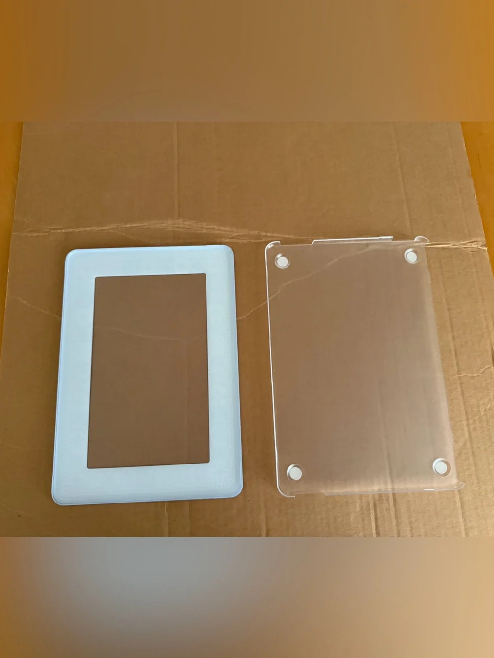 Apple Neo MacBook Blue Pattern Frame and Clear Protective Back Cover